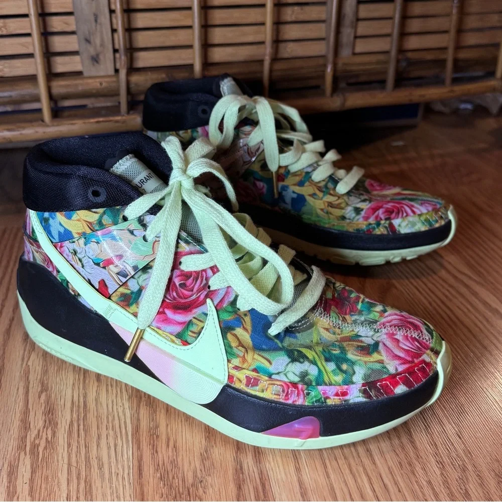 Kevin Durant Air Zoom Flowers Funk 2k20 Size 7M / 8.5W C19948 601 - Picture 3 of 10